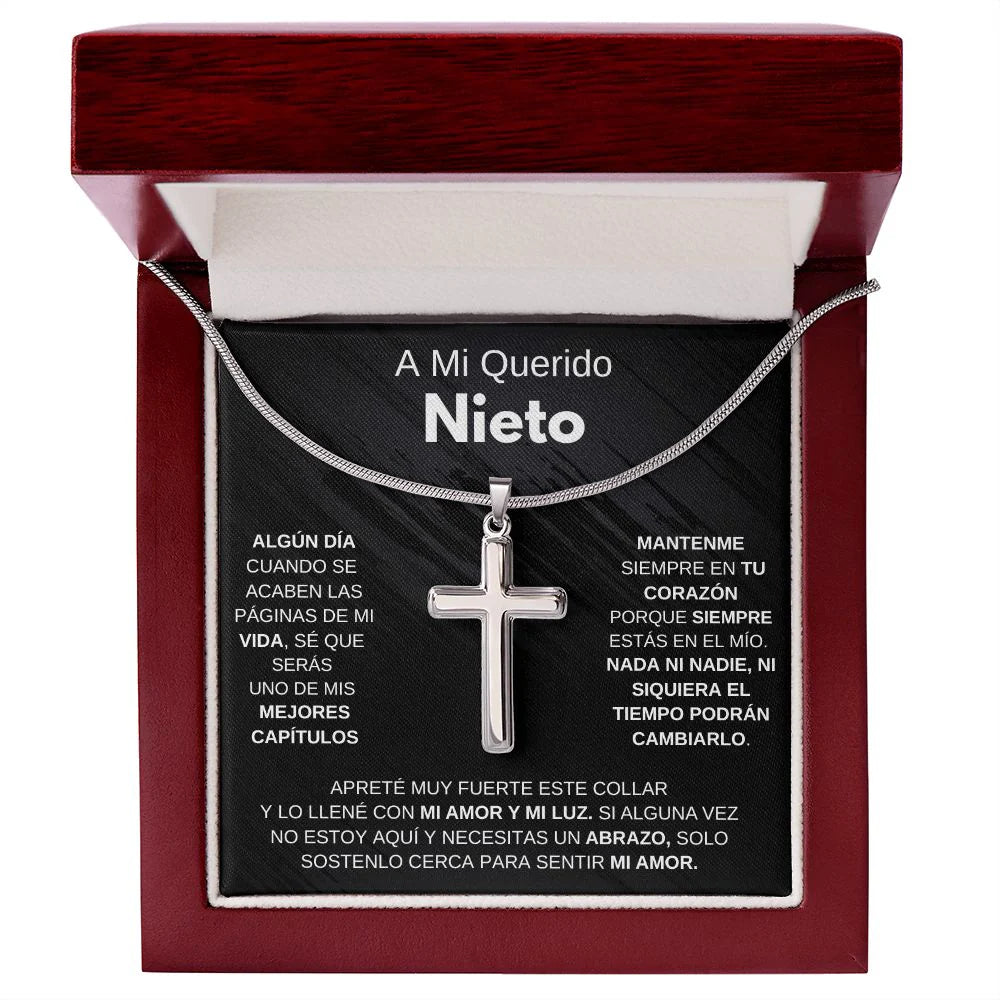 A Mi Querido Nieto - Collar De Cruz
