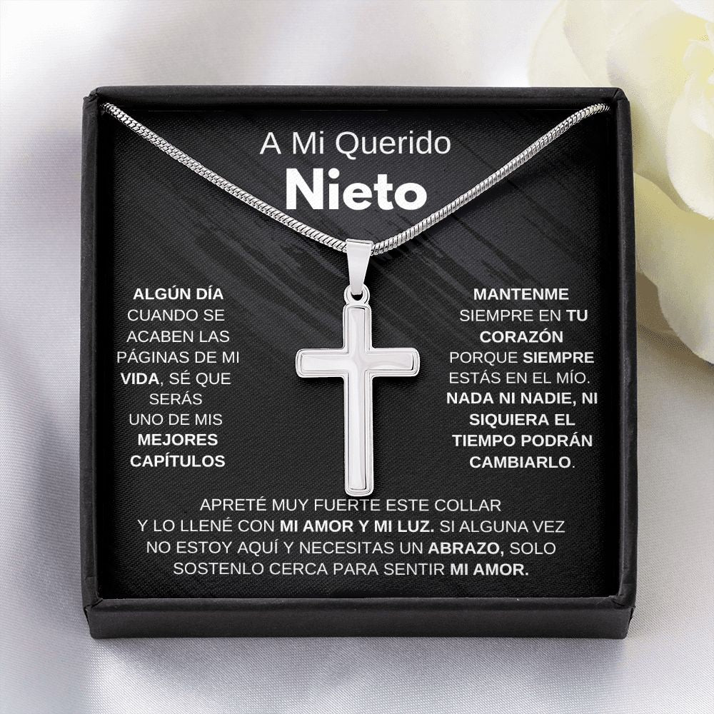 A Mi Querido Nieto - Collar De Cruz