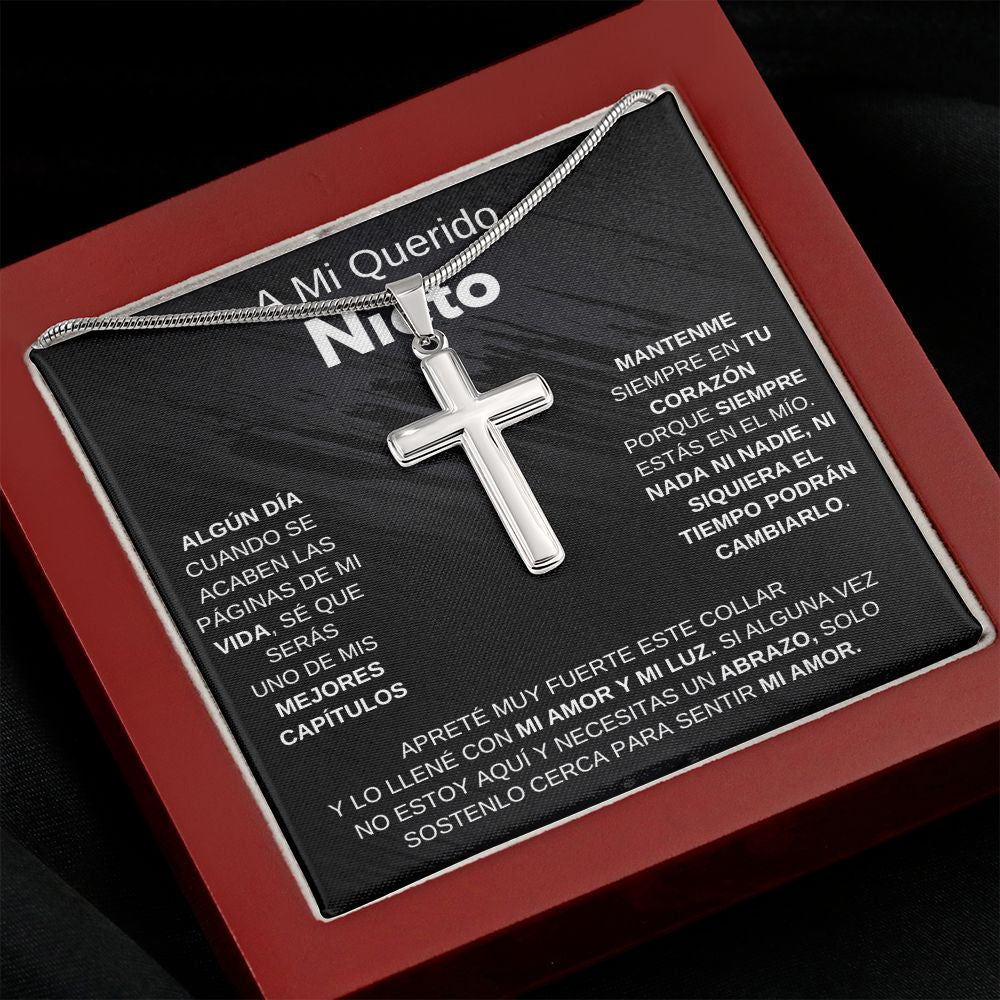 A Mi Querido Nieto - Collar De Cruz