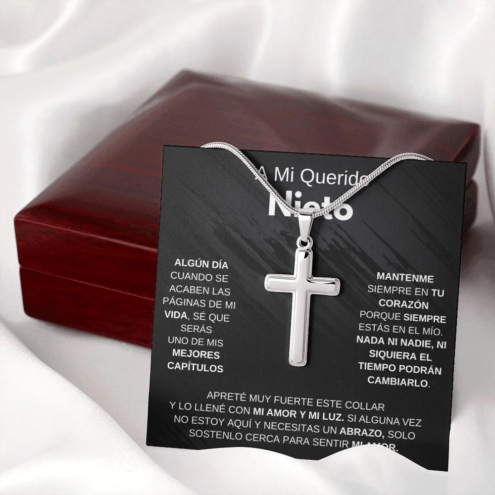 A Mi Querido Nieto - Collar De Cruz