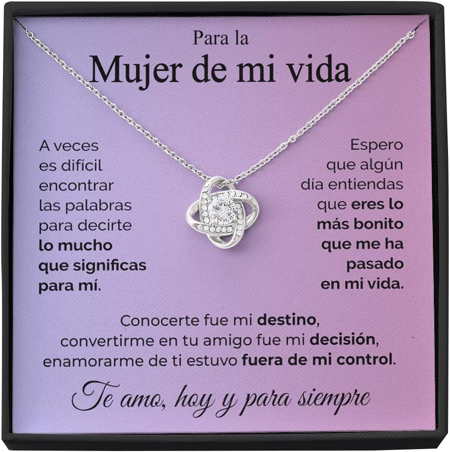SOFIA FERRER Regalos Para Tu Novia Originales, Regalo Aniversario Pareja, Collar Cumpleaños Mujer, Colgante Plata Esposa, Romántico, Navidad, San Valentín, Bodas, Enamorados