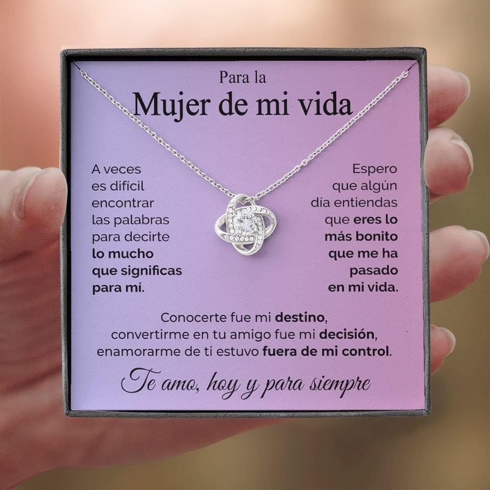 SOFIA FERRER Regalos Para Tu Novia Originales, Regalo Aniversario Pareja, Collar Cumpleaños Mujer, Colgante Plata Esposa, Romántico, Navidad, San Valentín, Bodas, Enamorados