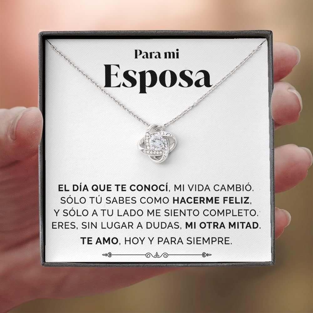 SOFIA FERRER Regalos Para Tu Novia Originales, Regalo Aniversario Pareja, Collar Cumpleaños Mujer, Colgante Plata Esposa, Romántico, Navidad, San Valentín, Bodas, Enamorados