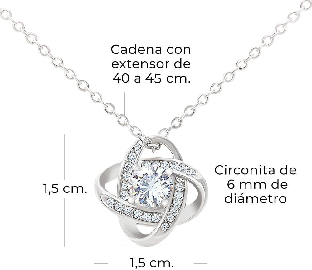 SOFIA FERRER Regalos Para Tu Novia Originales, Regalo Aniversario Pareja, Collar Cumpleaños Mujer, Colgante Plata Esposa, Romántico, Navidad, San Valentín, Bodas, Enamorados