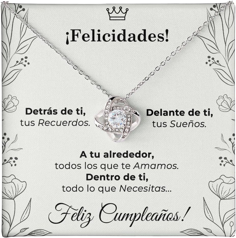 SOFIA FERRER Regalo Cumpleaños Mujer, Collar De Plata, Regalo 40, 50, 60 Años Mujer, Colgante Y Tarjeta Dedicatoria, Regalos Originales De Cumpleaños, Hermana, Mama, Amiga